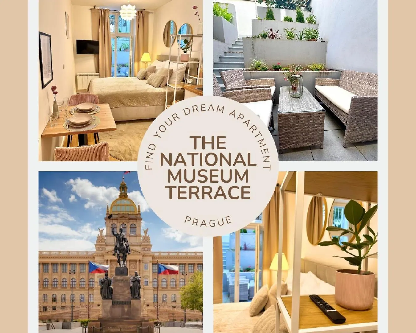 The National Museum Terrace Apartment Prague